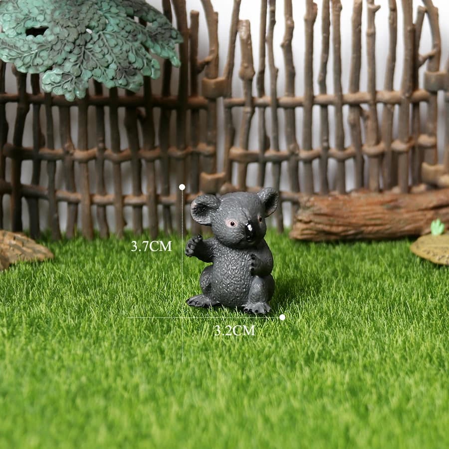 Figurines d'animaux sauvages australiens réalistes, Emu, Koala, ornithorynque, kangourou, Echidna, T