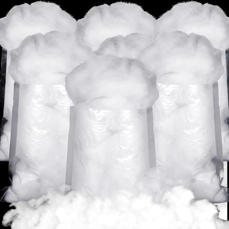 Ensemble de décoration de noël en faux coton, fausse neige artificielle moelleuse, pour la combat de