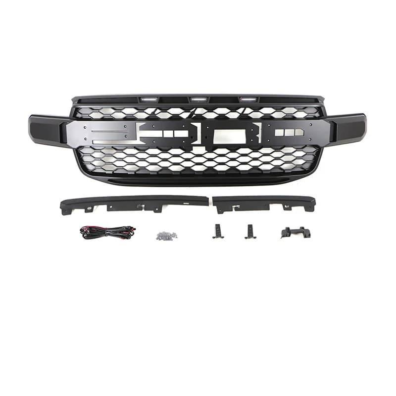 Grille de pare-chocs avant style Raptor avec éclairage sans ACC, pièces auto pour Ford Ranger 2022 2