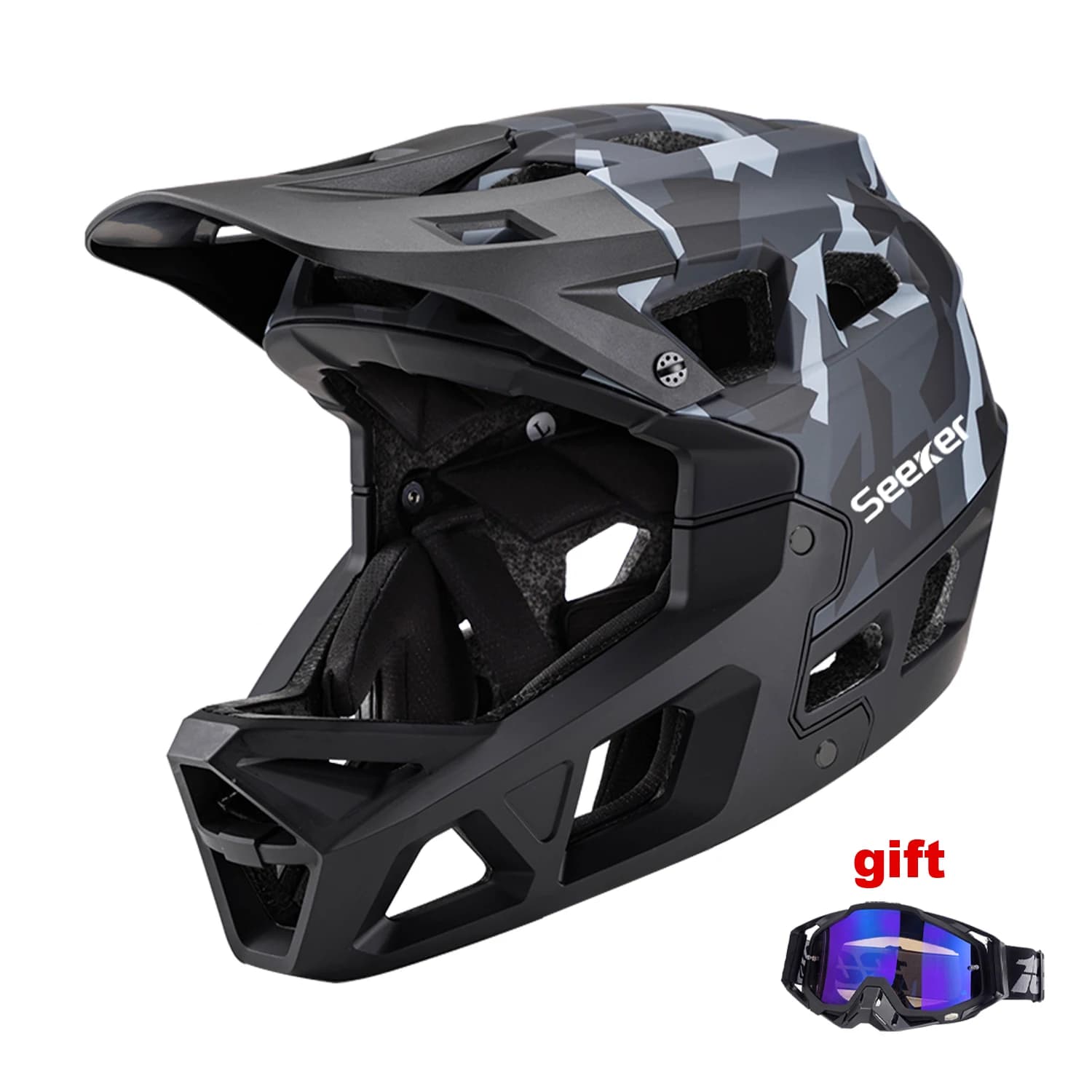 Casque de vélo tout-terrain UMUSEEKER, casque de protection professionnel pour la descente en montag