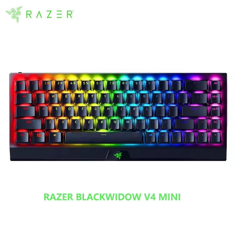 Razer BlackWidow V4 Mini clavier mécanique sans fil remplaçable à chaud 3 modes Bluetooth 2.4G USB P