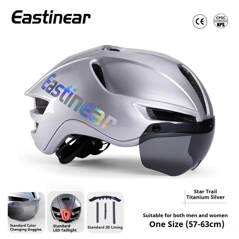 LUMDEER nouveau casque de vélo de course ultraléger Aero Road avec Led Casco hommes femmes changemen