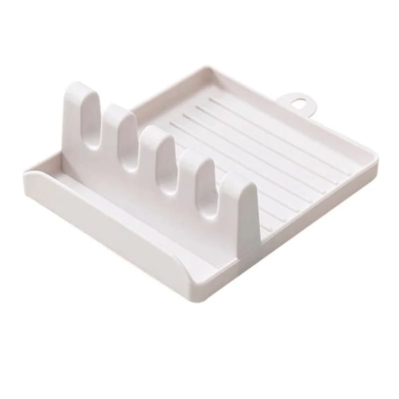 Porte-cuillères de cuisine, fourchette, spatule, étagère, organisateur, porte-baguettes en plastique