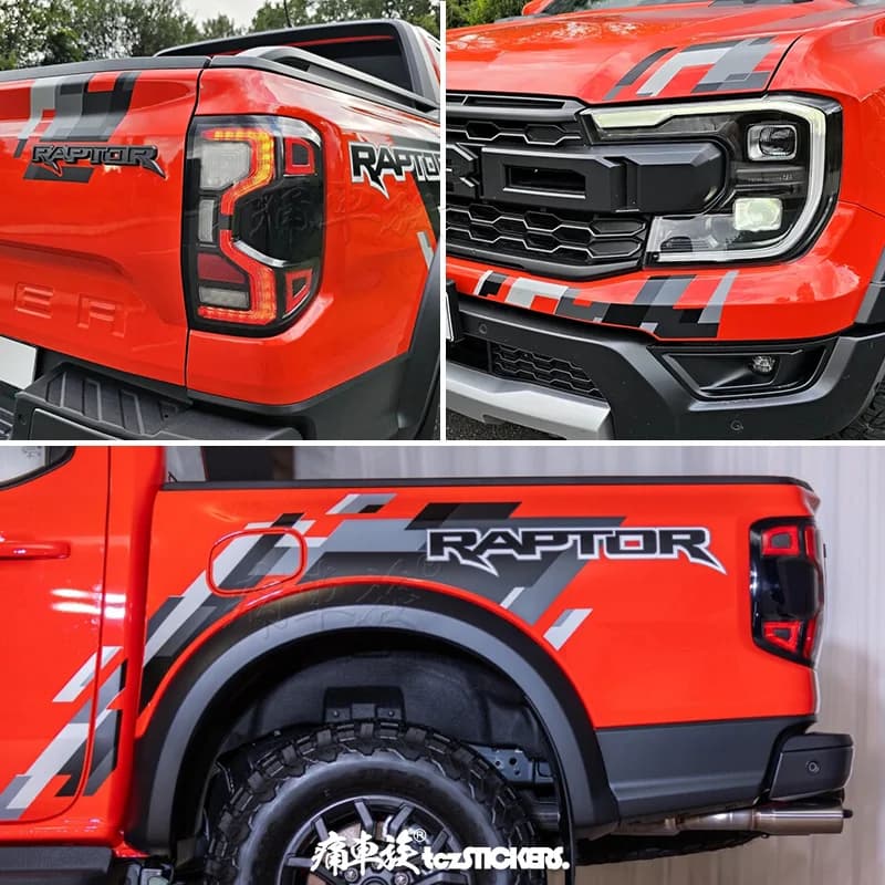 Autocollant de voiture pour Ford Ranger Raptor 2024, décoration extérieure de coffre arrière, access