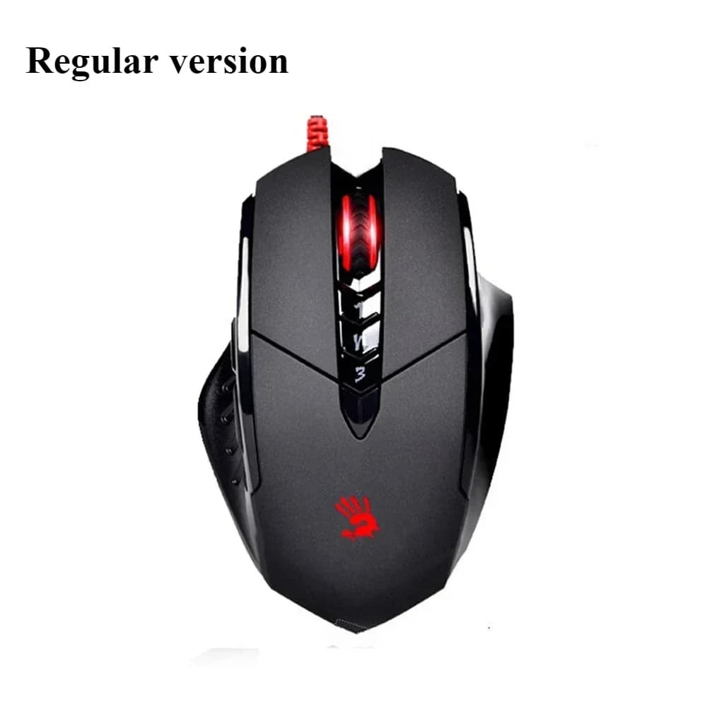Souris filaire sanglante V7M RGB conception ergonomique légère 4000dpi Pc bureau e-sports jeu Macro 