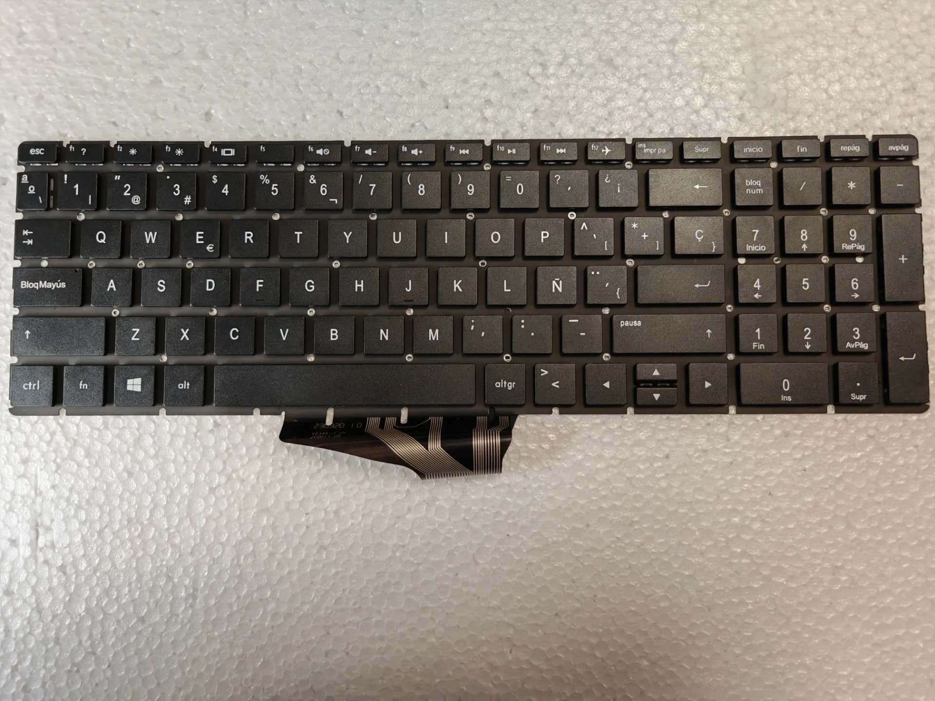 Clavier espagnol pour HP 15rer S TPN-C129 C130 Q192 Q193 QCivilQ222 Q230 Q201 17-AK 17rer S 15rer U 