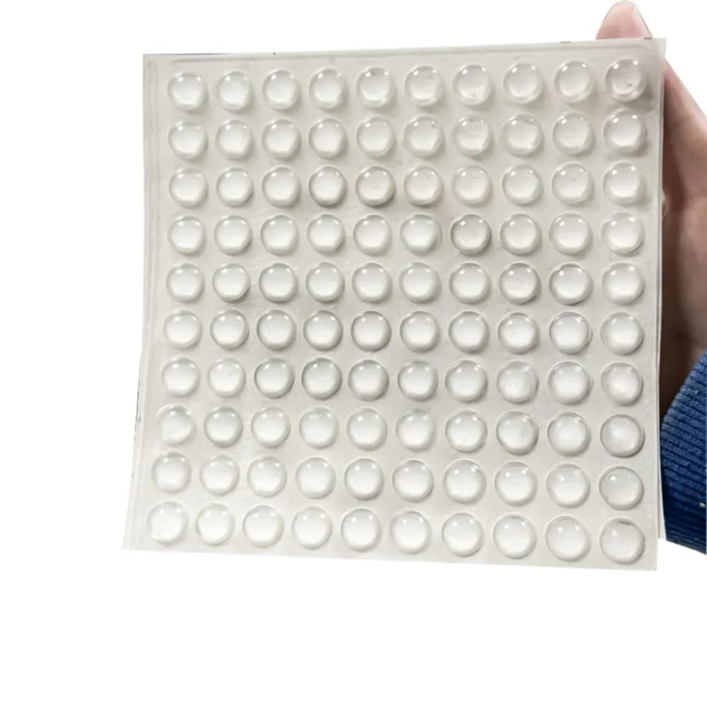 Autocollants de clavier en silicone transparents pour doigts longs, avec lettres magnifiées et couss
