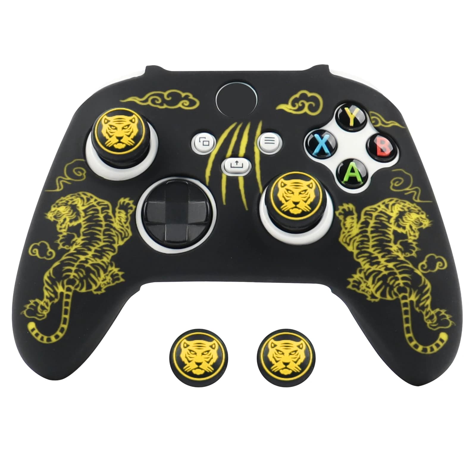 Pour housse de contrôleur Xbox série X/S, coque en silicone souple anti-transpiration, antichoc, ant