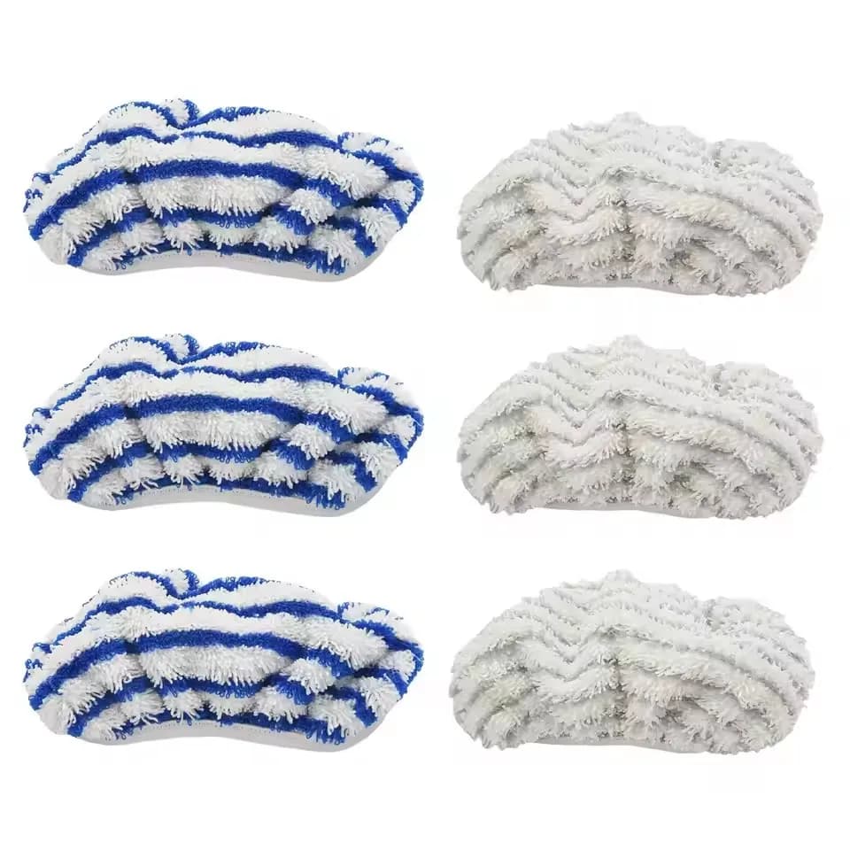 Tampons de remplacement en tissu Microfibre, 6 pièces, pour Rowenta Clean&Steam ZR 005801   Accessoi