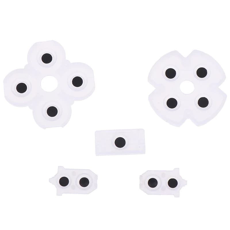 Lèvent en caoutchouc conducteur en silicone pour manette PS4, pièce de rechange de réparation