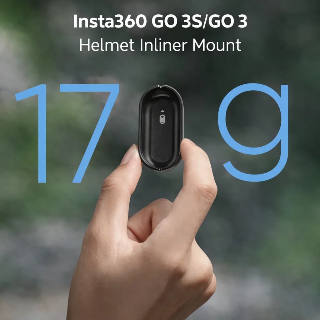 Support de casque Insta360 GO 3S / GO 3, support de caméra POV mains libres pour moto, réduction du 