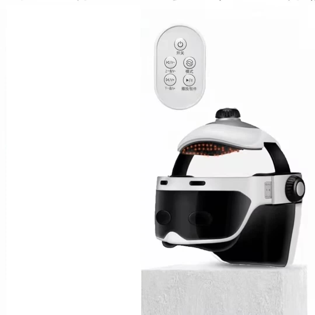 Nouveau dispositif de Massage intégré pour la tête et les yeux, masseur du cuir chevelu et du cou, c
