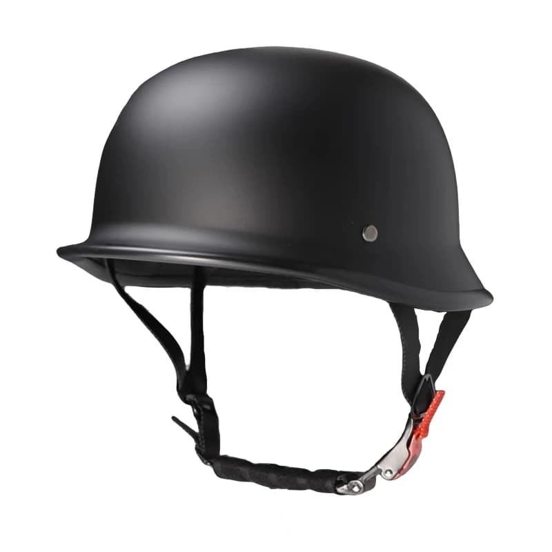 Vintage allemand G.I. Demi-casque de moto de Style rétro, casque d'été confortable et Cool au Design