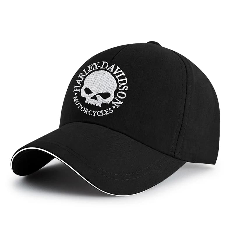 Casquette de baseball de moto tendance brodée, chapeau de sport d'extérieur pour hommes et femmes, c