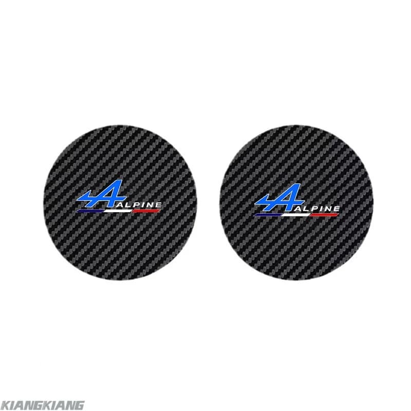 Tapis antidérapant imperméable pour porte-gobelet de voiture, avec logo Alpine décoratif, pour Kadja