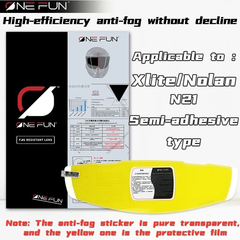 Visière anti-buée X803 pour casques Nolan N70.2-X, N87, Xlite, X803 RS, X802RR, UC, X802 – Accessoir