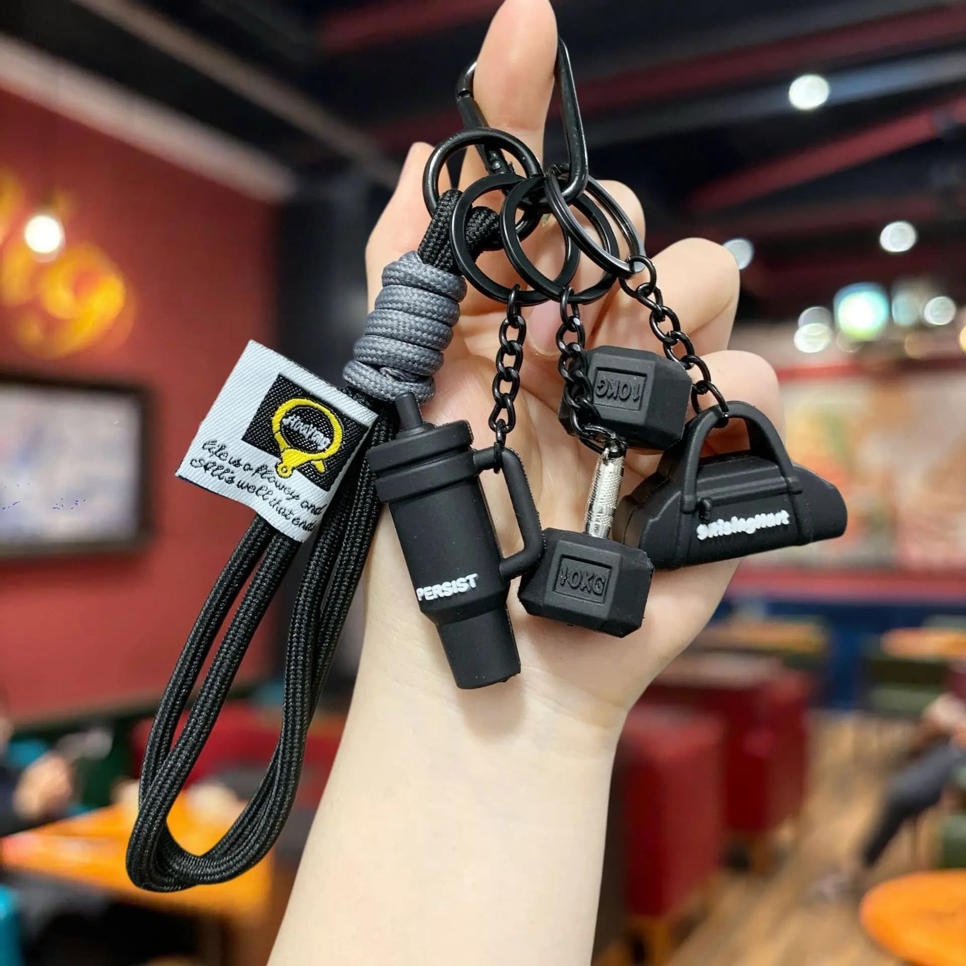 Nouveaux accessoires de porte-clés personnalisés de style sportif, pendentifs décoratifs tendance po