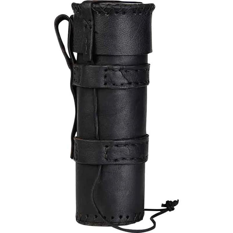 Accessoire de Costume médiéval, porte-bouteille d'eau en cuir, flacon de vin, étui de transport, bou
