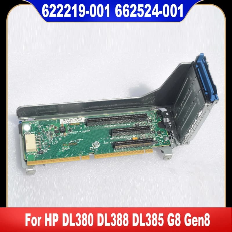 Carte d'origine pour HP DL380, DL388, DL385, G8, Gen8, accessoires de serveur, PCI-E 6 000, haute qu