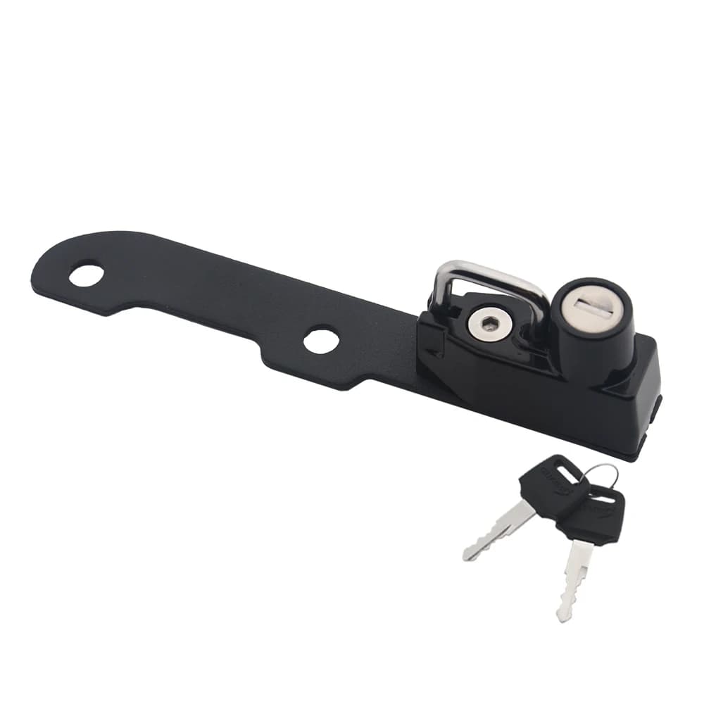 Kit de verrouillage de casque de moto, verrouillage antivol en aluminium antirouille pour accessoire