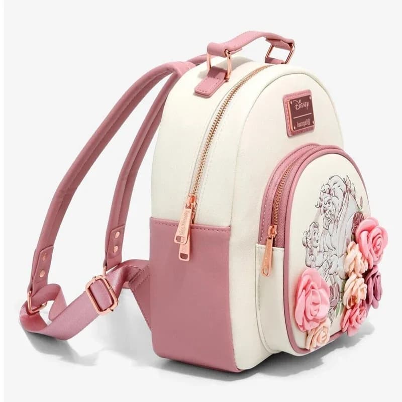 Sac à dos miniature de cosplay La Belle et la Bête, la Bête et la Princesse Belle