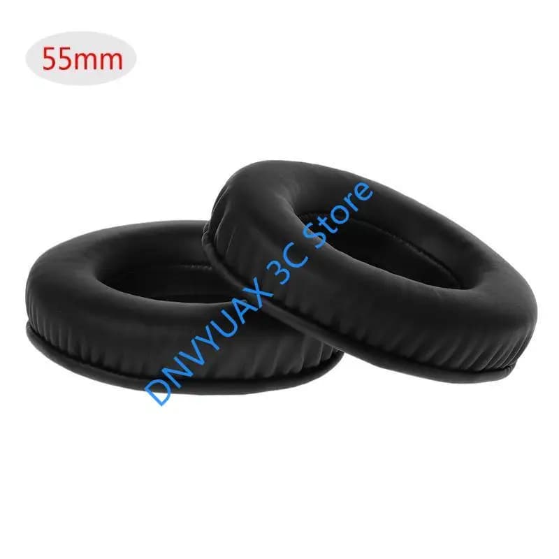 Coussinets d'oreille pour écouteurs, housse en mousse de cuir éponge 40mm 50mm 55mm 60mm 65mm 70mm 7