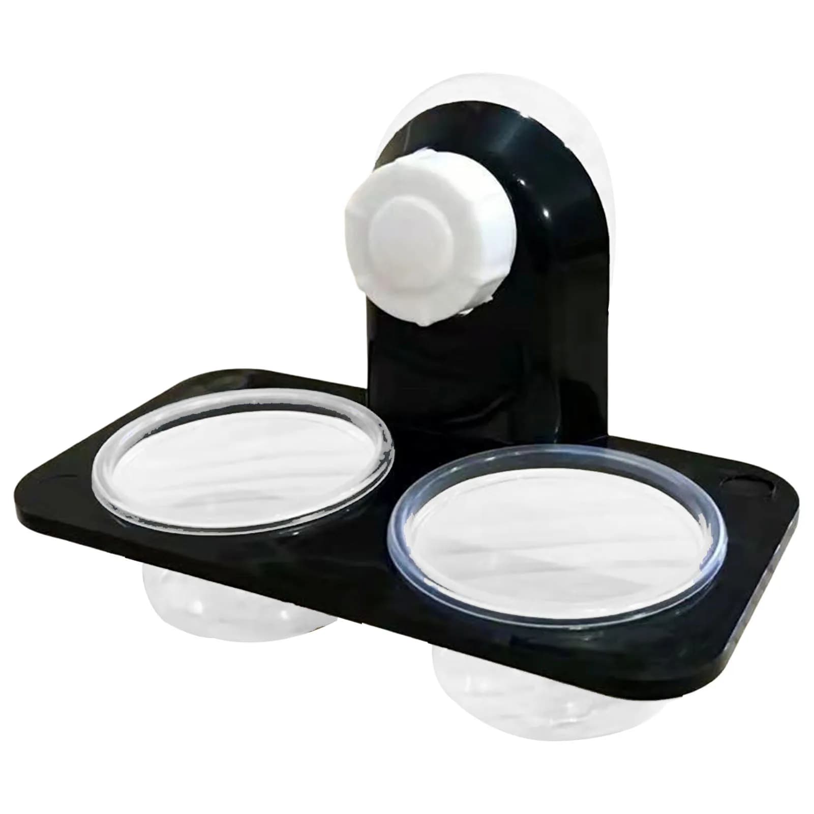 Base d'alimentation pour Gecko en plastique noir, gain de place, reptile, pour lézard, Gecko, access