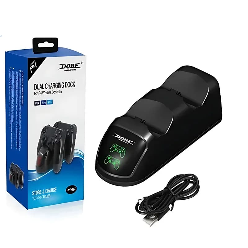 Nouvelle Station de recharge PS4, chargeur rapide sans fil pour contrôleur de jeu, indicateur LED, d