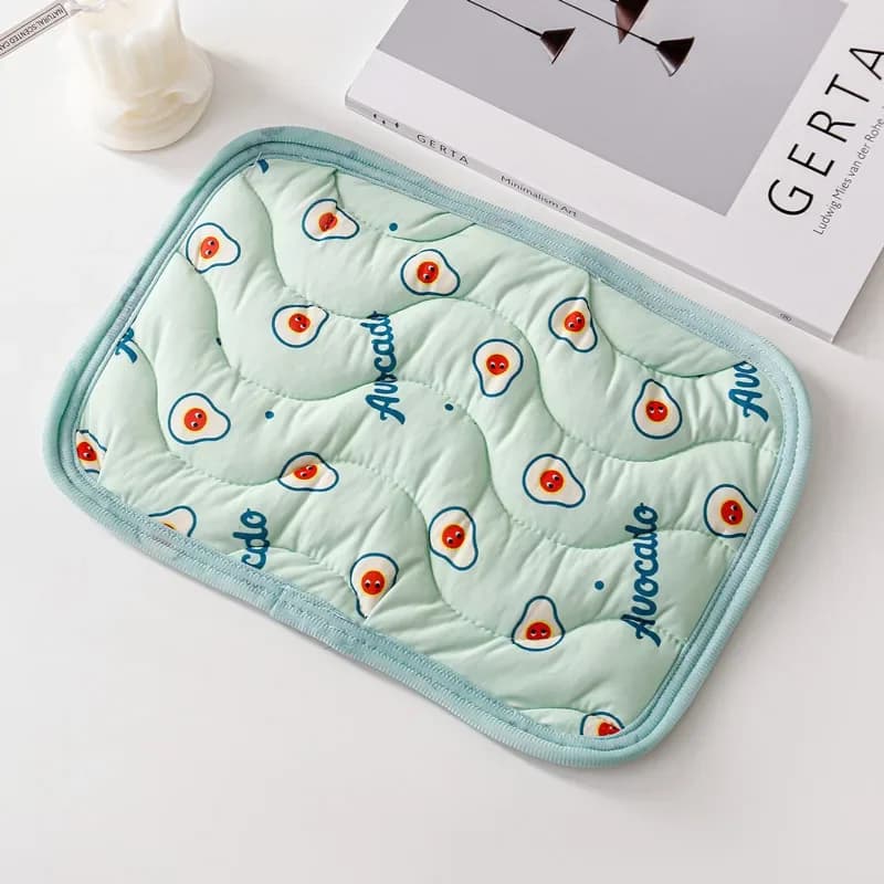 Tapis rafraîchissant pour petits animaux, en soie glacée, sensation de fraîcheur estivale, pour hams