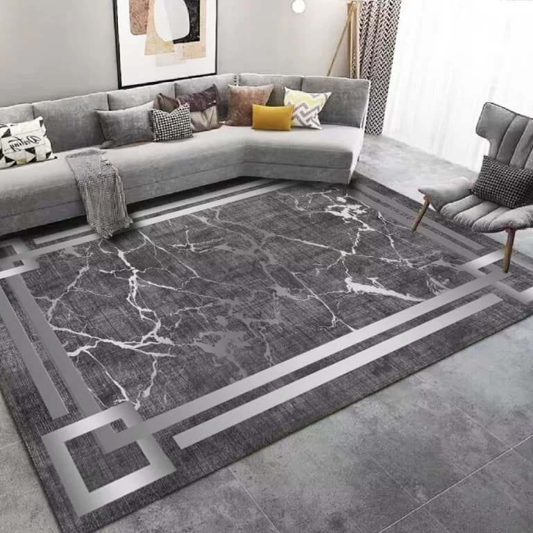 Tapis de salon résistant à la saleté, tapis de grande surface, chambre d'étude moderne, non ald, mai