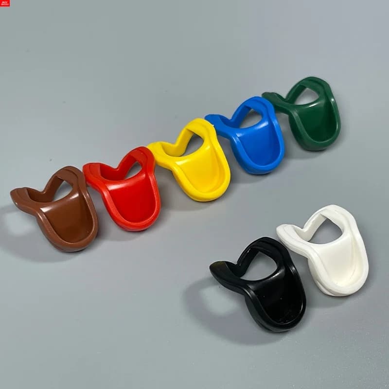 Briques MOC couvre-chef capuche casque plié 4cm Figure corps porter accessoire 30381 15428 blocs de 