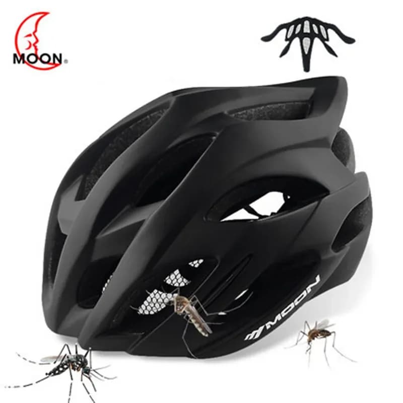 MOON-Casque de vélo de sport pour adultes, casque de cyclisme sur route moulé, PC + EPS, protection 