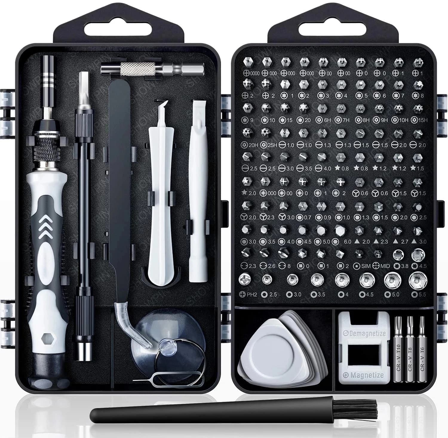 Jeu de tournevis de précision, Kit de tournevis pour ordinateur WZOBUY 115/122/138 en 1, Kit d'outil