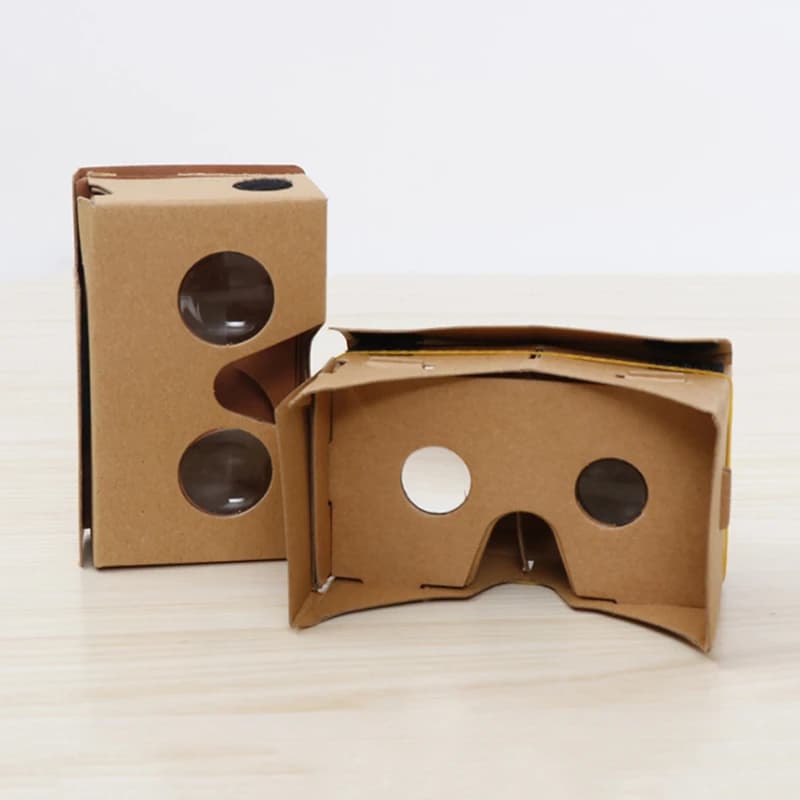 Google Cardboard 3D VR Lunettes de Réalité Virtuelle pour Android ou Téléphone, Nouveau Modèle VR DI