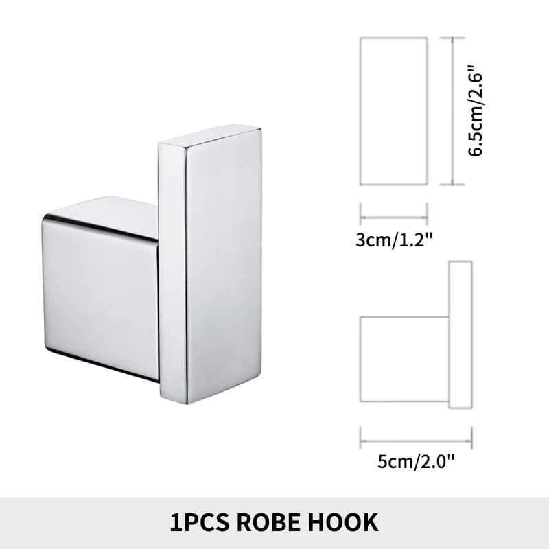 Haute qualité en acier inoxydable Accessoires de salle de bain Étagère murale Serviette Bar Rack Rai