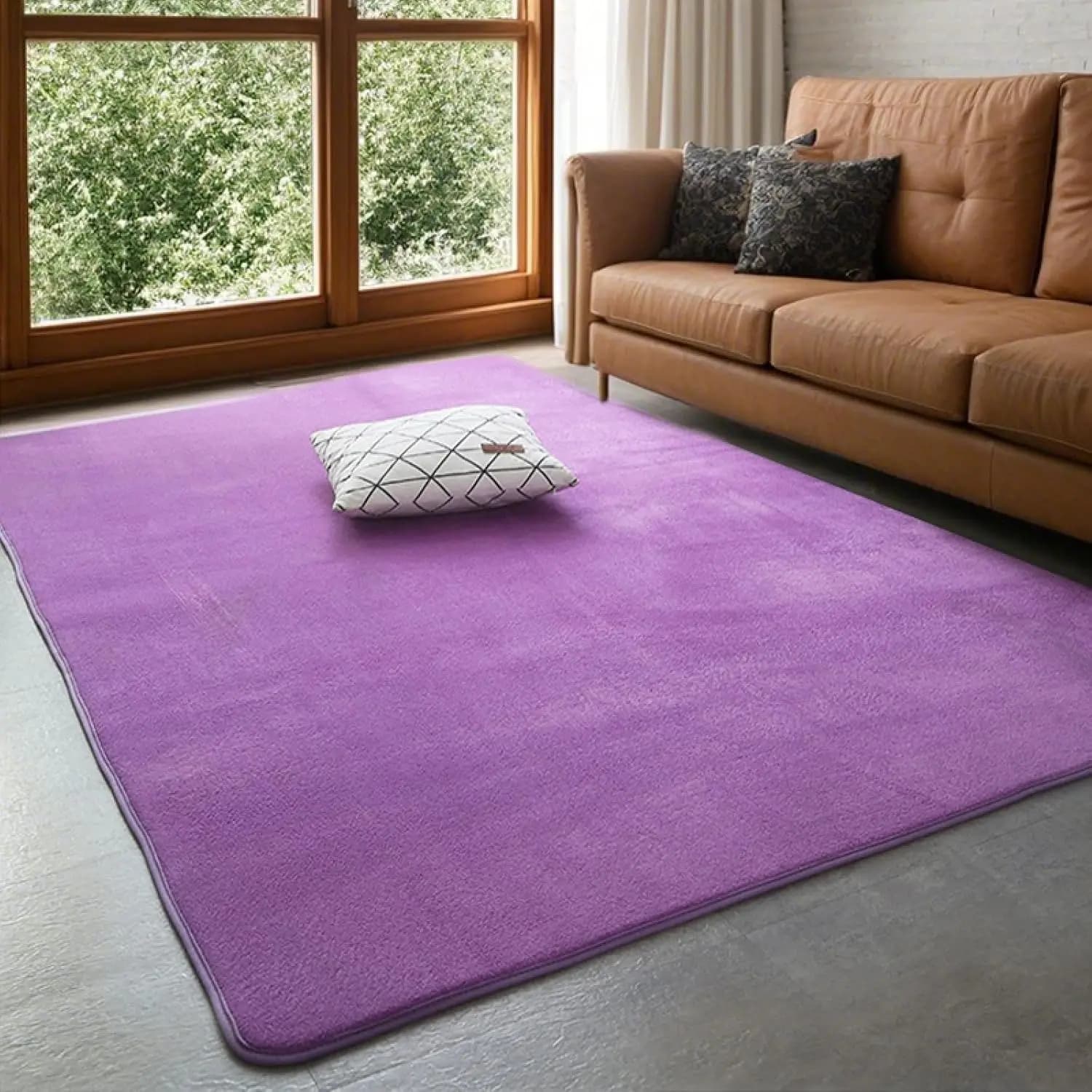 VIKAMA Tapis corail, chauffage au sol antidérapant à faible munitions pour chambre à coucher, salon,