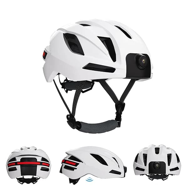 Casque intelligent avec clignotants, caméra 1080p, application GPS, WIFI, Bluetooth, musique et appe