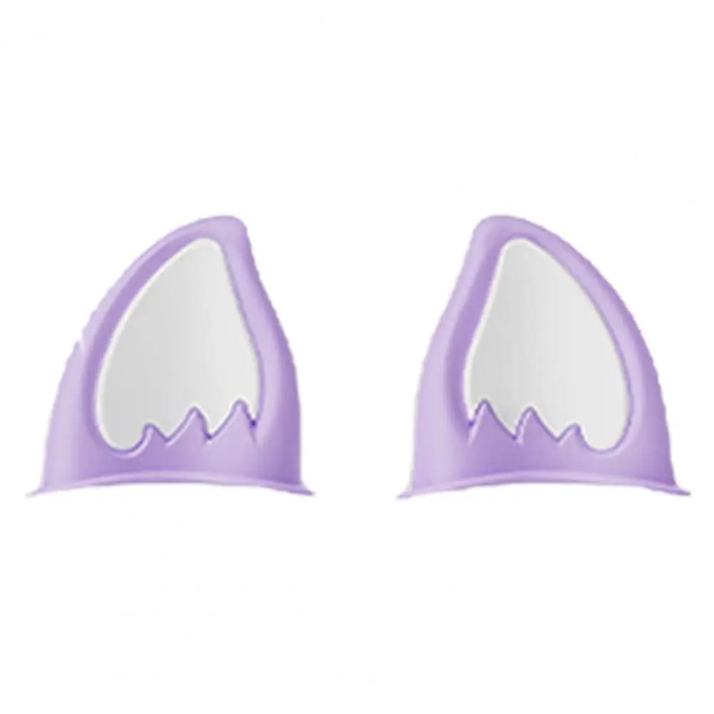 Accessoire d'oreille de casque de moto, décorations d'oreille de chat pour Scooter, vélo, adhésif po