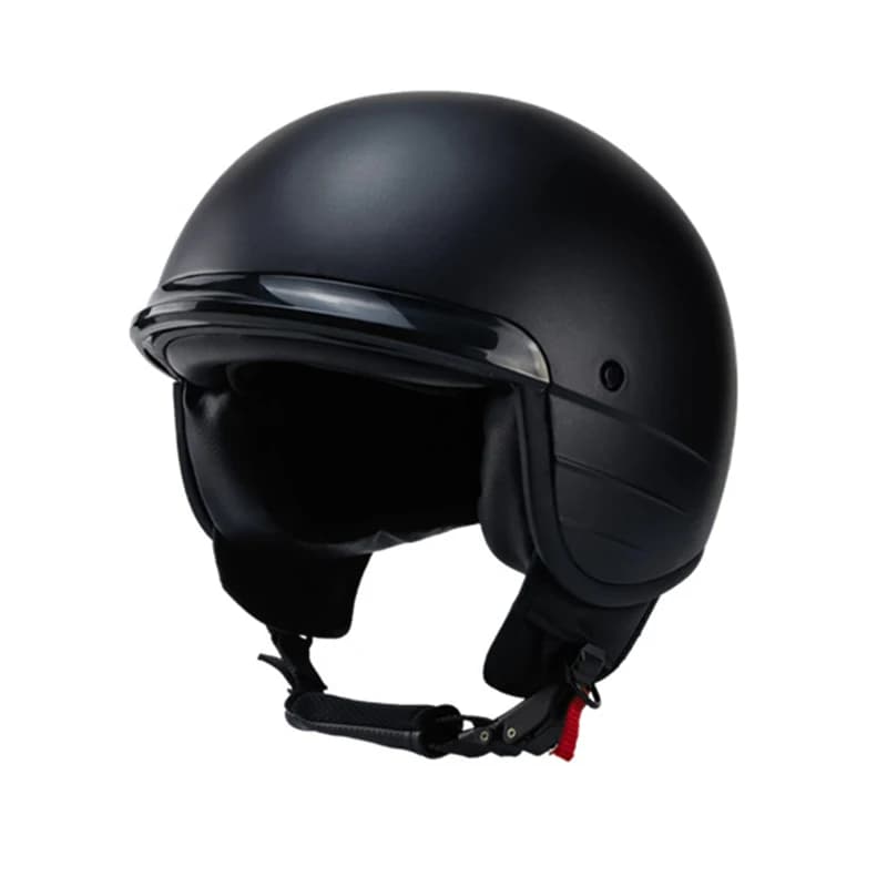 1 casque rétro 3/4 pièces, ouverture de moto, casque de moto demi-visage rétro hélicoptère