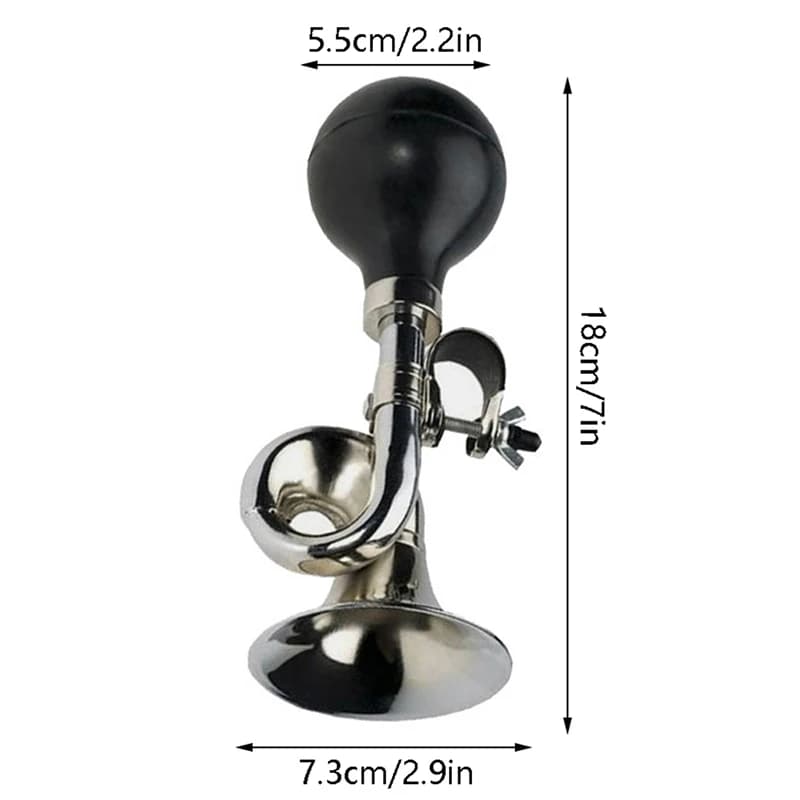 Klaxon à air escargot pour vélo de montagne, cloche de trompent, ampoule rétro, accessoires de cycli