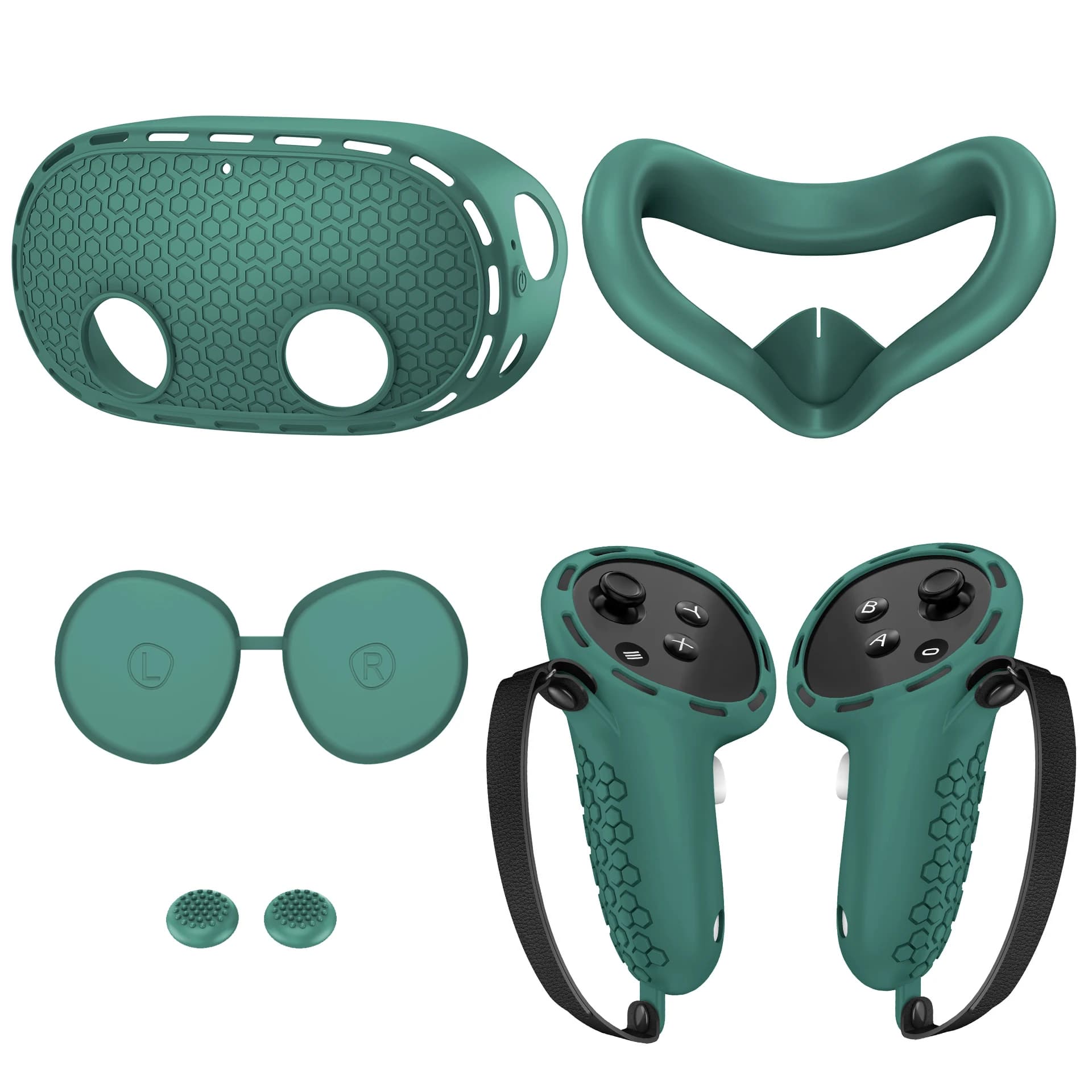 Le Meta Quest 3S est compatible avec les étuis pour accessoires, les manettes en silicone, les étuis