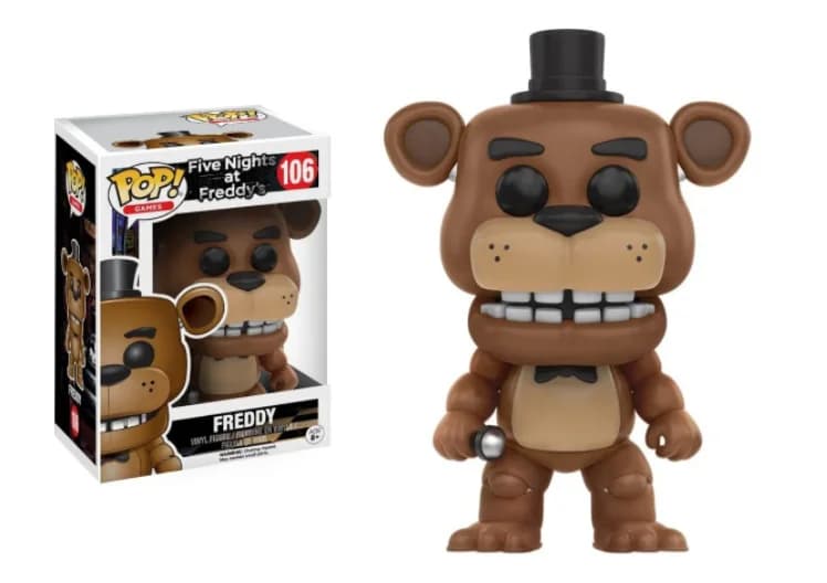 FUNKO POP GAMES Five Nights At Freddy's Figurine en vinyle 106 Freddy 108 Chica 107 Bonnie 367 Lefty