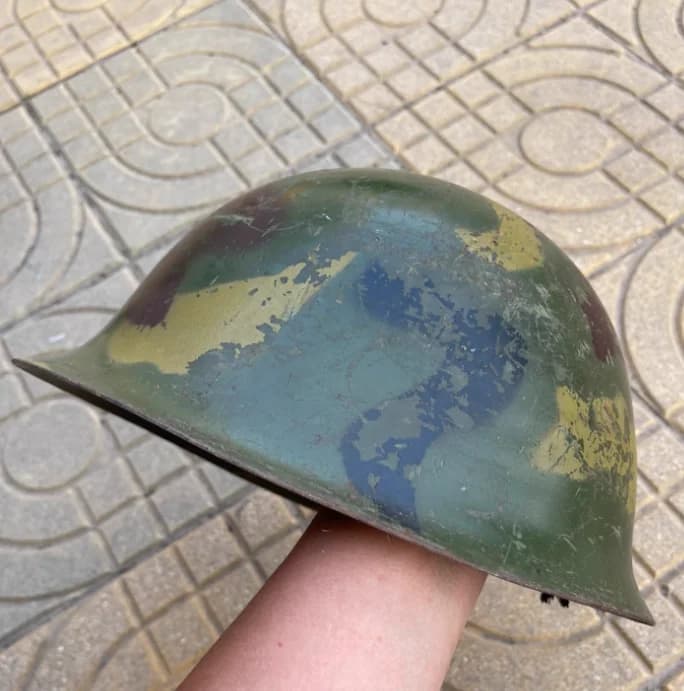 Casque de camouflage chinois GK80 Iron Vintage