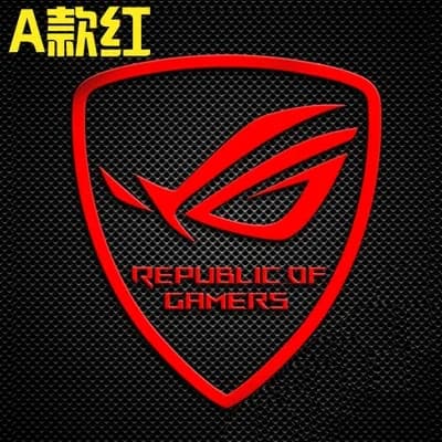 Asus ROG république des joueurs Logo en métal autocollant pour ordinateur portable tablette ordinate
