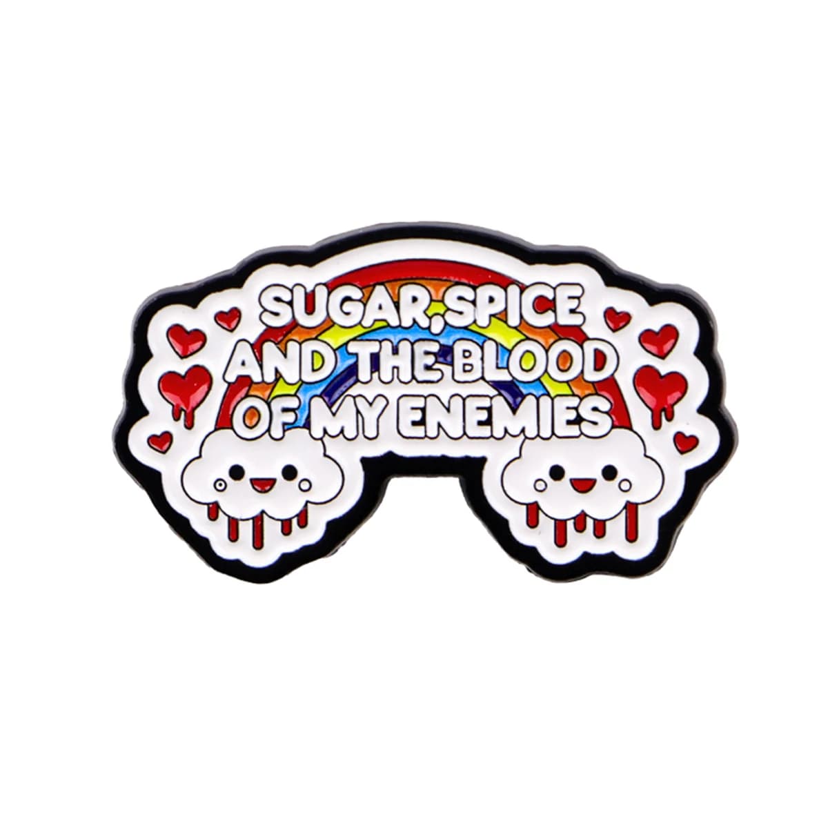 Épingles en émail avec citations espagnoles, badges de personnage de dessin animé pour sac à dos, br