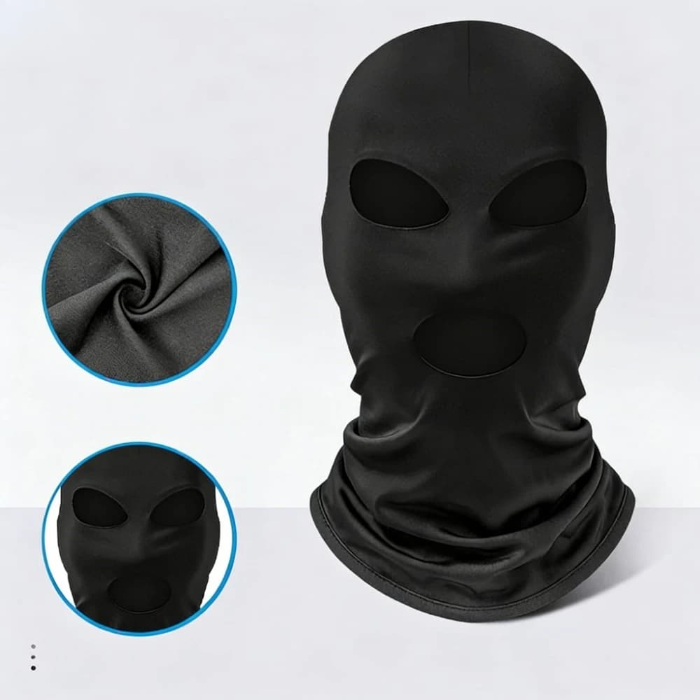 Cagoule coupe-vent pour moto, masque facial, cache-cou, bandana