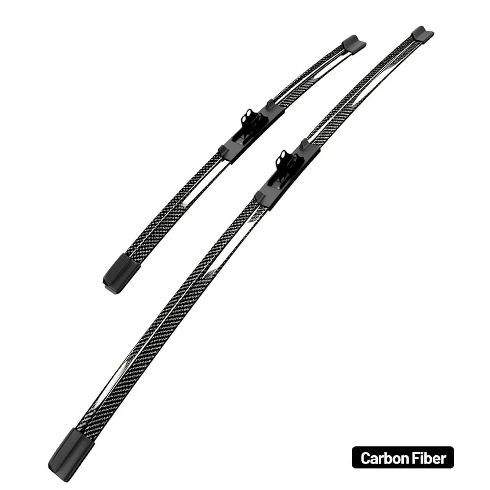 Pour Peugeot Expert 2007-2026, 2 lames d'essuie-glace avant, essuie-glaces en fibre de carbone, 2017