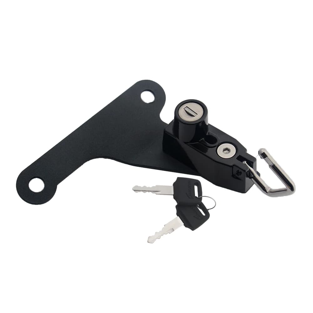 Kit de verrouillage de casque de moto, sécurité des casques, serrure antivol, aluminium antirouille 