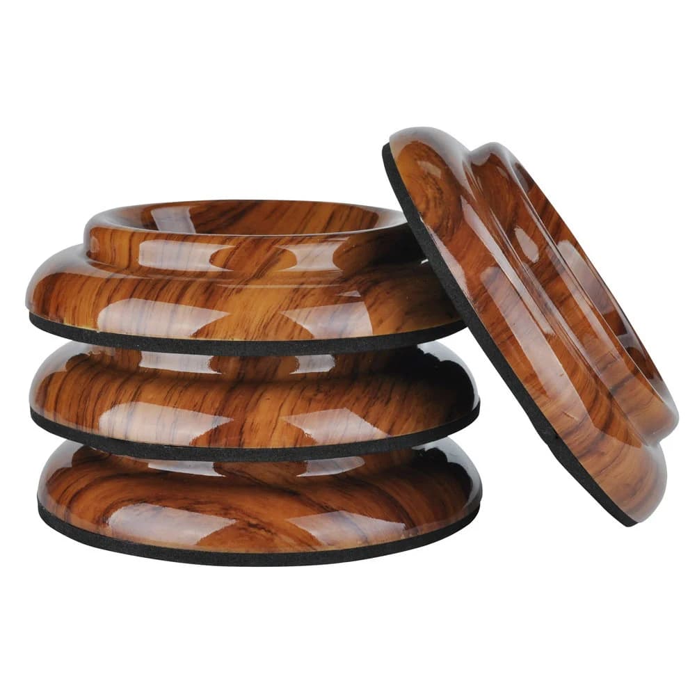 Polymères de piano exquis, coussinets de protection pour pieds, tapis de mars en bois, accessoire