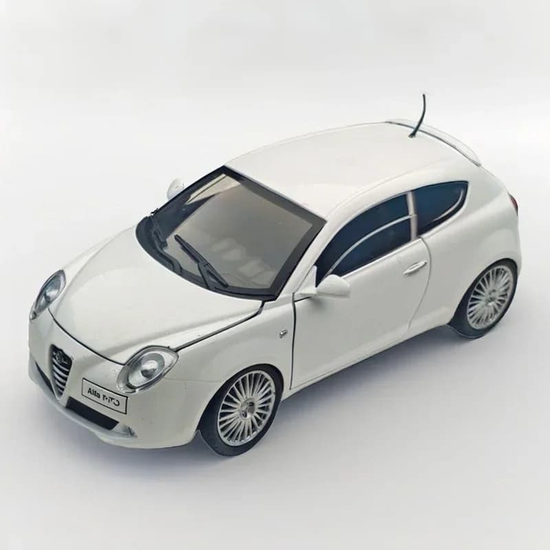 Modèle de voiture de sport en alliage Alfa Romeo MITO SUV 1:24, véhicules de course en métal moulé s